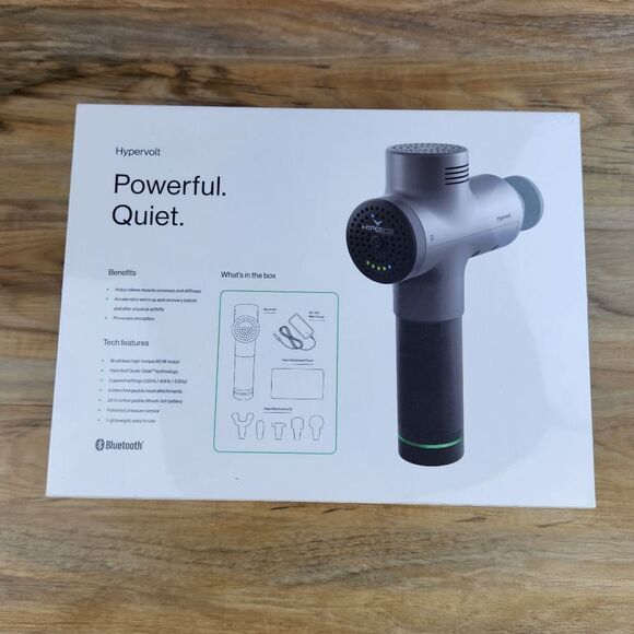 💜HOST PICK NIB Hyperice Hypervolt Bluetooth Handheld Massager & Attachments - Picture 3 of 12